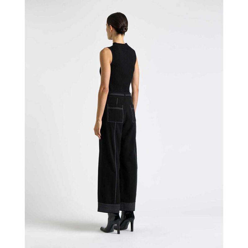 Cue Diagonal Ribbed Knit Tank image number 4